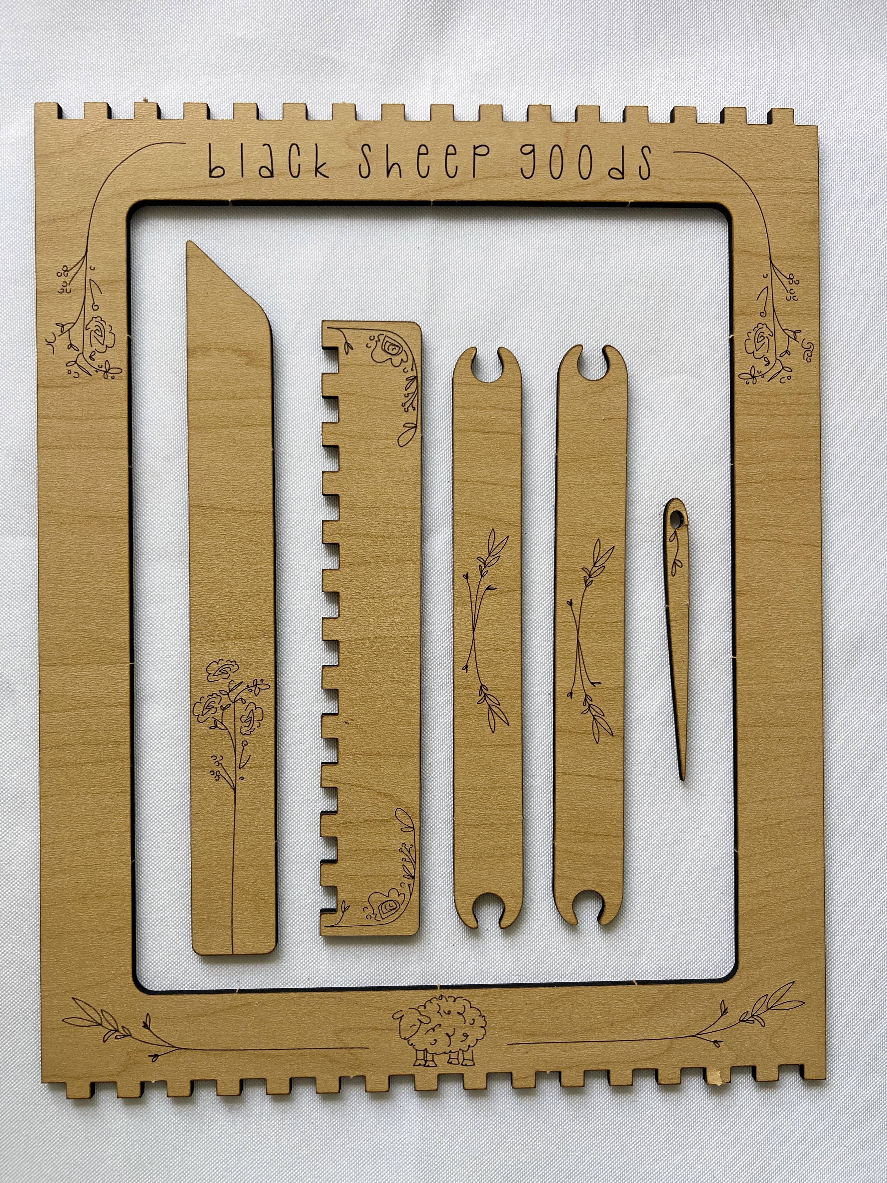 Black Sheep Goods – Kit de artesanato DIY por atacado – Kit de Tecelagem DIY para Iniciantes - Artesanato com Fios e Fibras6