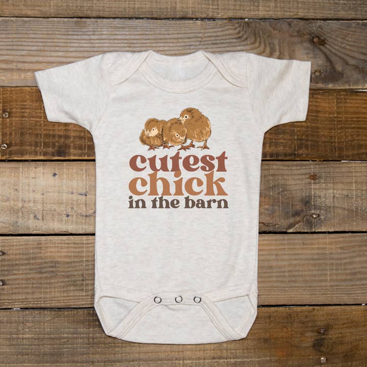 Barefoot Baby - Wholesale Bodysuit (Non-Footed) - Baby - Baby Chicken Boutique Baby Girl Country Western Clothes3