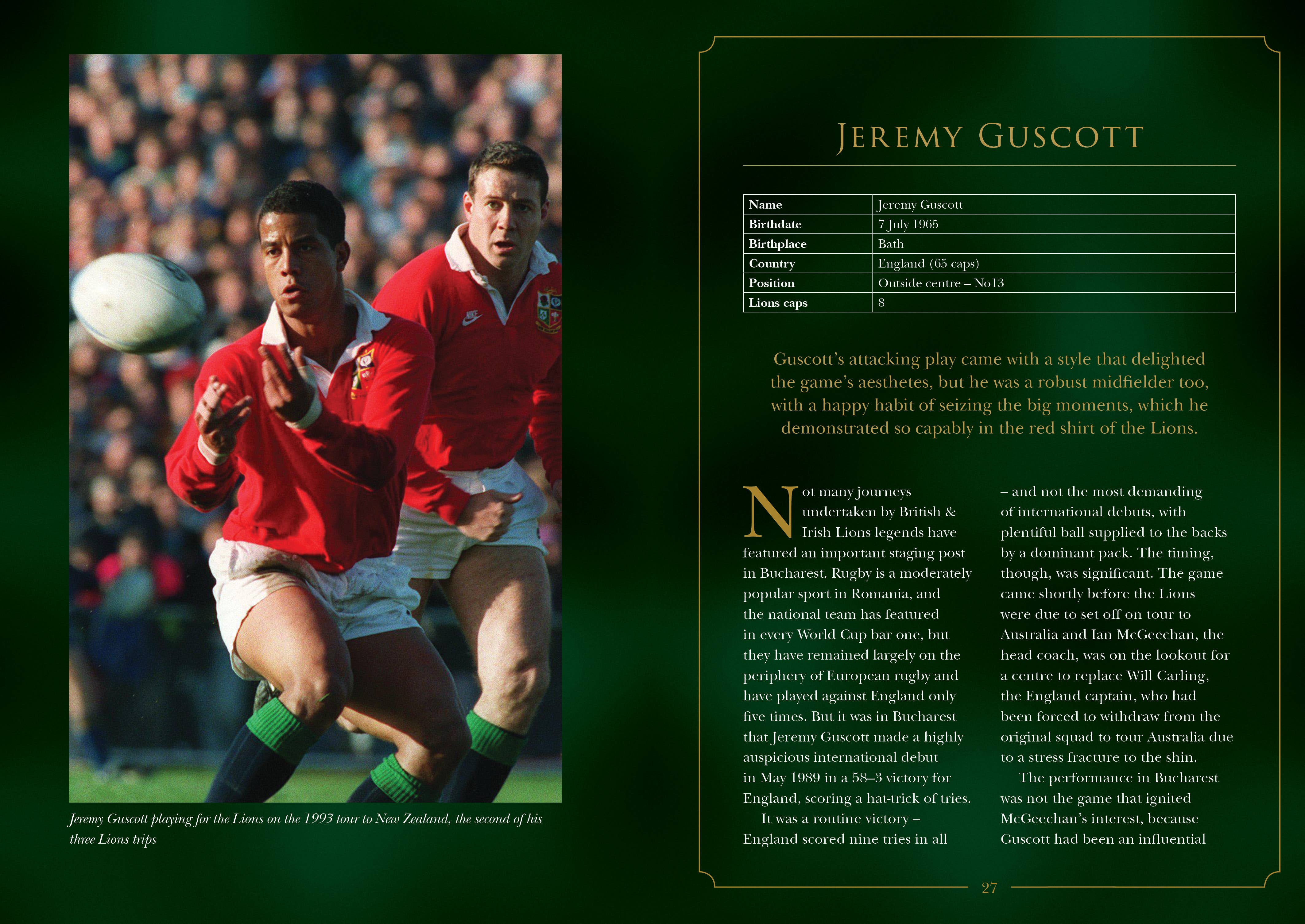 Gelding Street Press - Wholesale Sports & Recreation - Immortals of British & Irish Rugby3