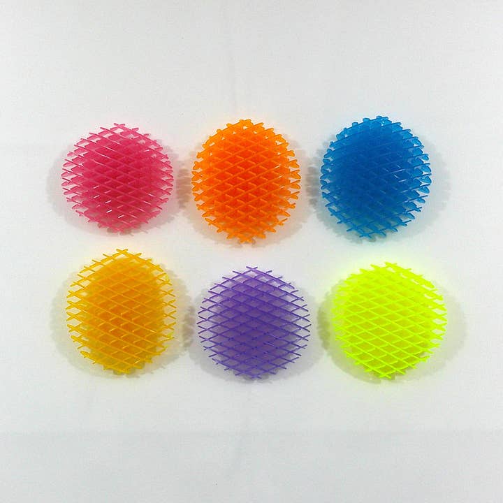 ASSORTED GLOW IN THE DARK FIDGET WORM DEFORMATION NET TOY 4304-1 (12P for wholesale on Faire