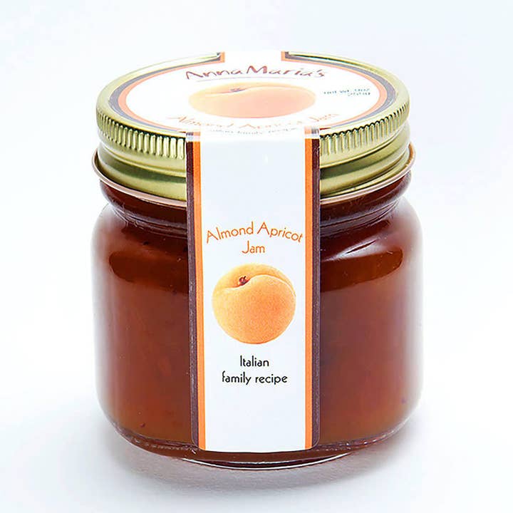 9oz Almond Apricot Jam for wholesale by AnnaMaria's Foods