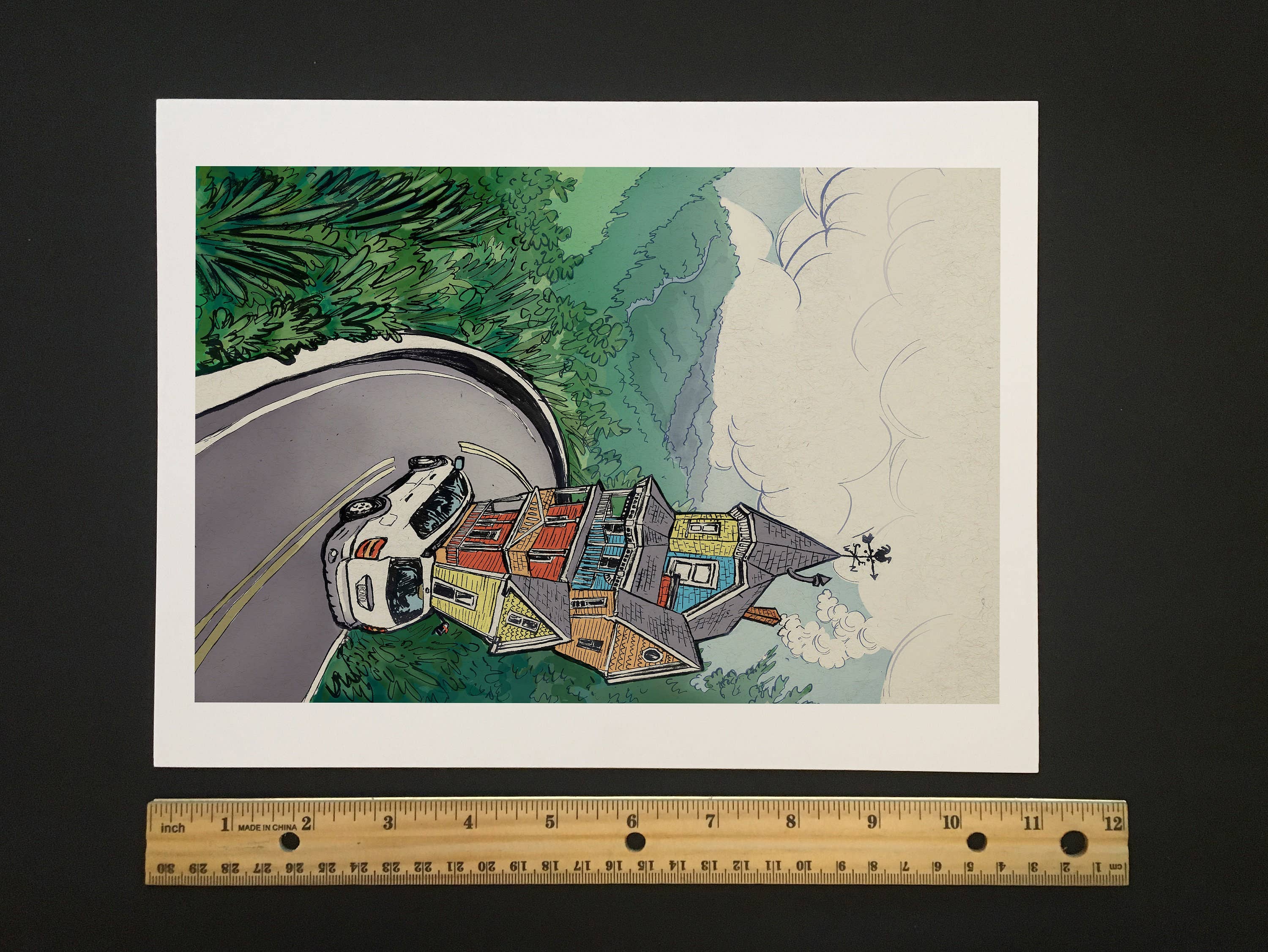 Esther Sketch - Wholesale Art Print - Road Trip Print 8.5"x11"5