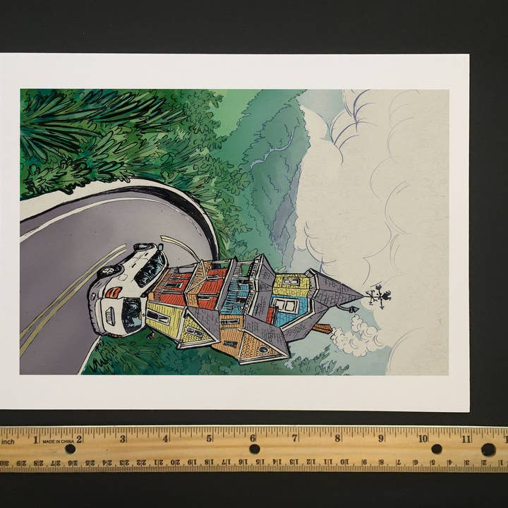 Esther Sketch - Wholesale Art Print - Road Trip Print 8.5"x11"5