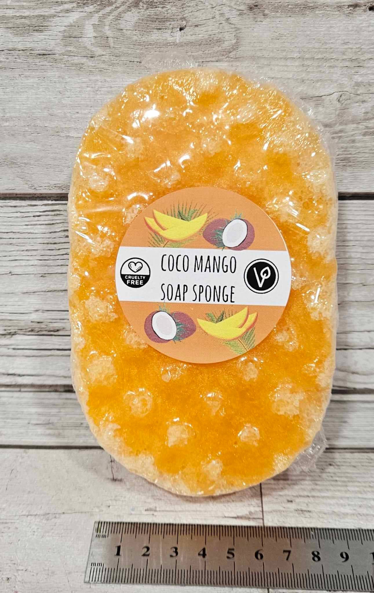 The Soap Sisters - Wholesale Bath Pouf/Sponge - Coco Mango Exfoliating Soap Sponge2