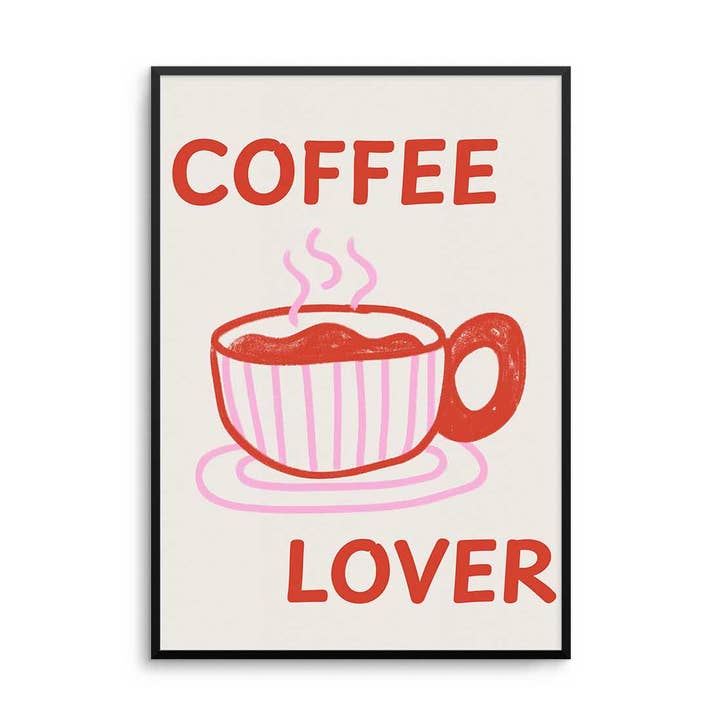 Kaffe Lover Tryck för wholesale av D'LUXE PRINTS
