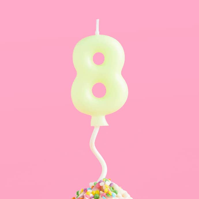 xo, Fetti - Vente Bougies pour gâteau - Bougie à bulles pastel pour fête d'anniversaire #8, décoration de gâteau d'anniversaire0