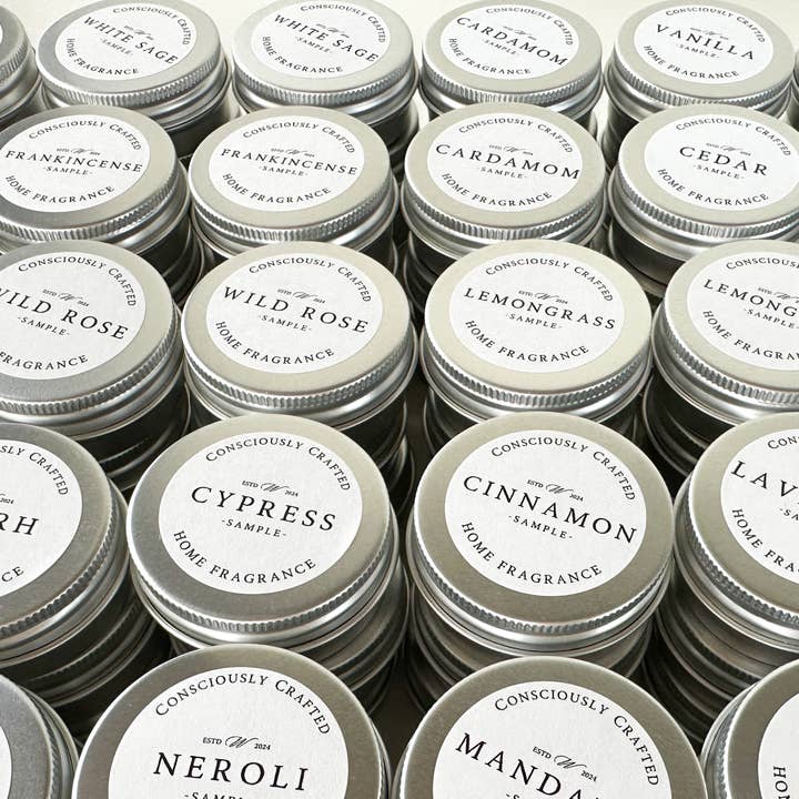 Wondery Mercantile - Wholesale Travel Candles - Tealight Candle Fragrance Samples | Scent Discovery Testers