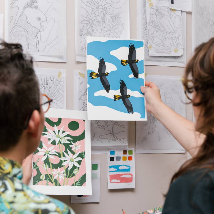 Outer Island - Wholesale Everyday greeting card - Flannel Flowers Greeting Card2