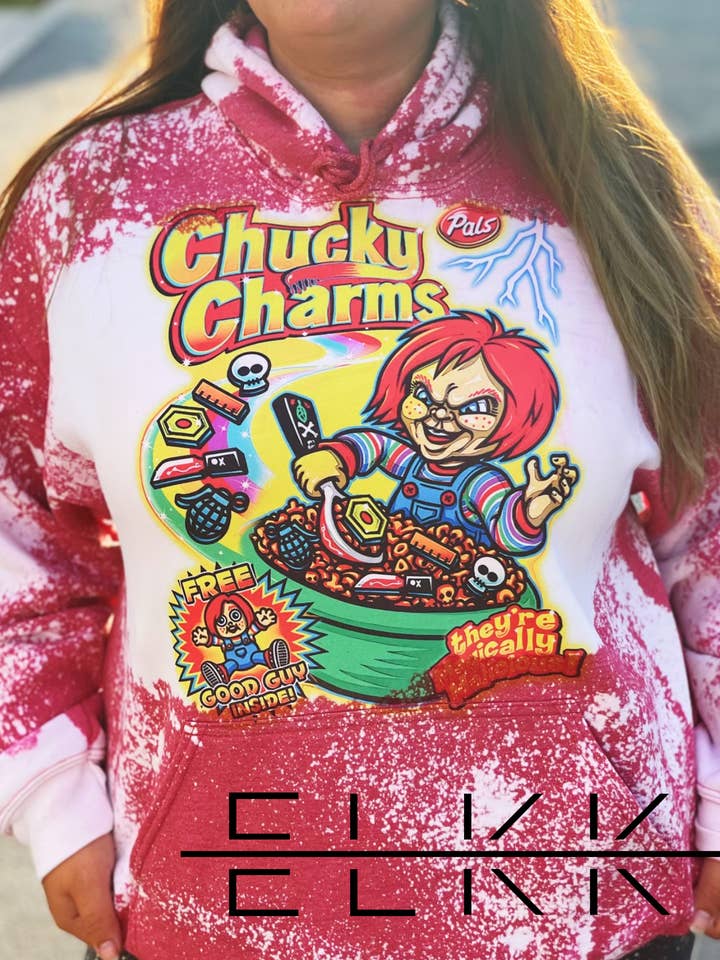 Chucky sweatshirt for wholesale by Elkk Designs