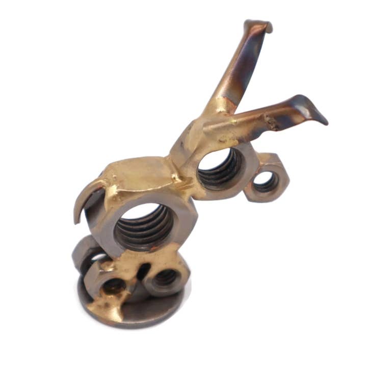 Hand Brazed Metal Donkey Figurine for wholesale by Rock Creek Metal Craft