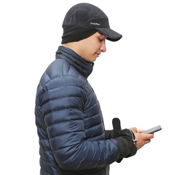 TrailHeads - Wholesale Mittens - Men's - Men's Convertible Zip Mitts - Winter Running Mittens3