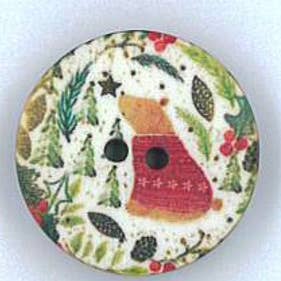 CHRISTMAS PRINT BUTTON MODEL 58 for wholesale by NEMARK