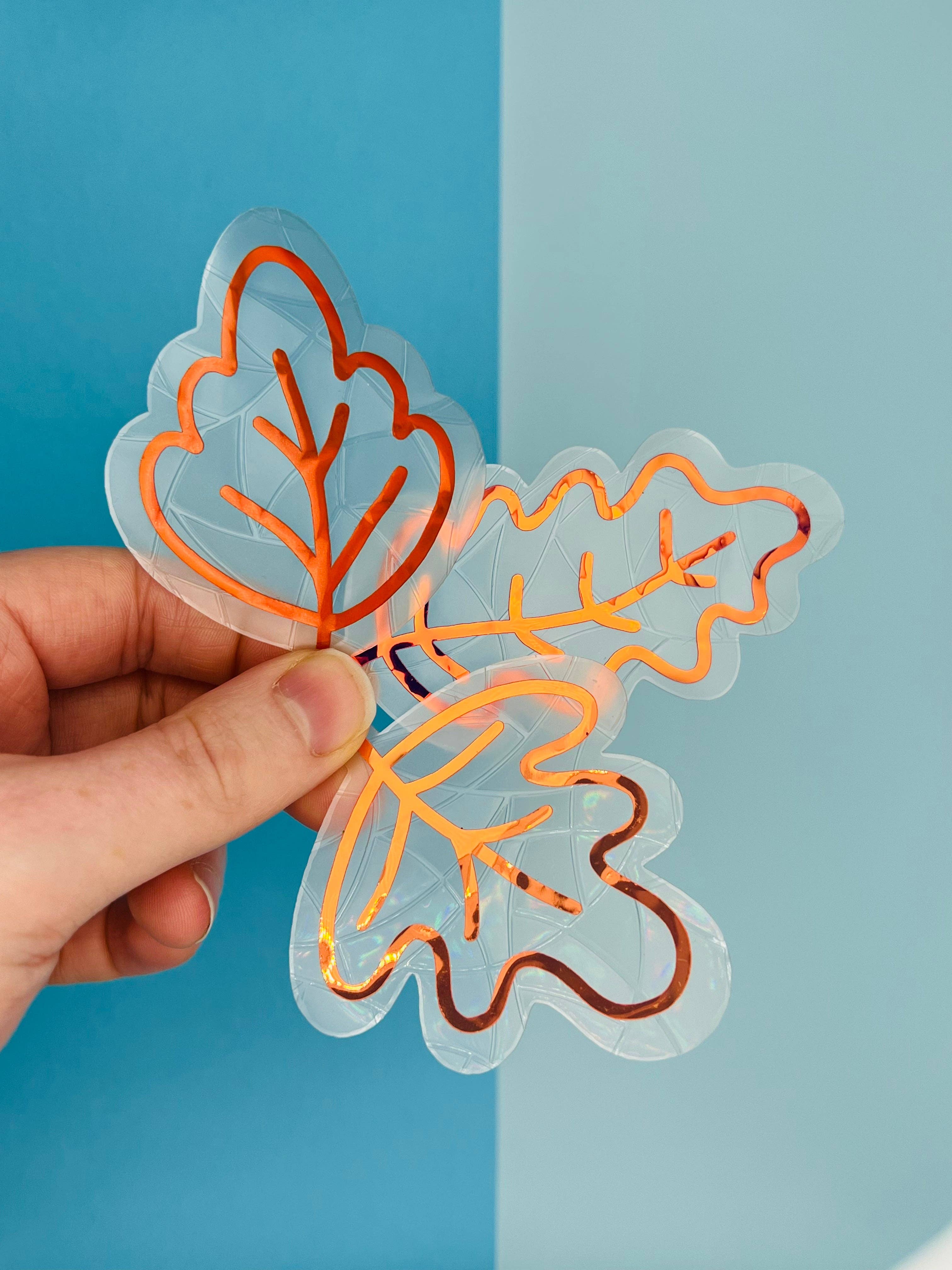 Poppodopolis - Wholesale Suncatcher - Mini Autumn Leaves Suncatcher Set0