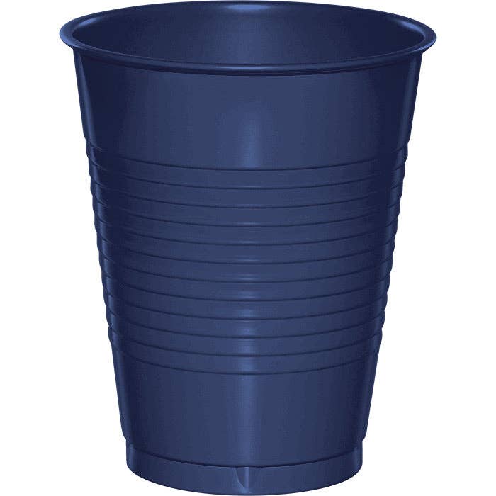 Bulk Navy 16 oz Plastic Cups (240 per Case) for wholesale by Bulk Party Decor