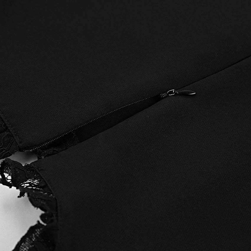 Marayn - Wholesale Dress - Women's - Chic Black Dress French Flair SpringSummer 251