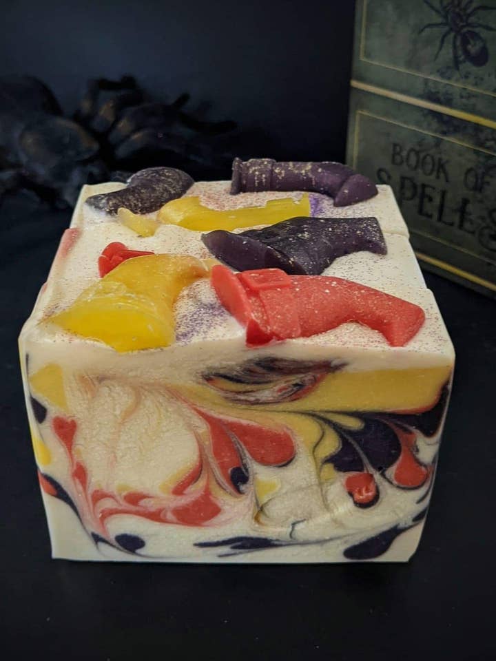 3 Sisters Artisan Soap / Sanderson Sisters / Pumpkin Infused for wholesale by Raven Avenue Studio
