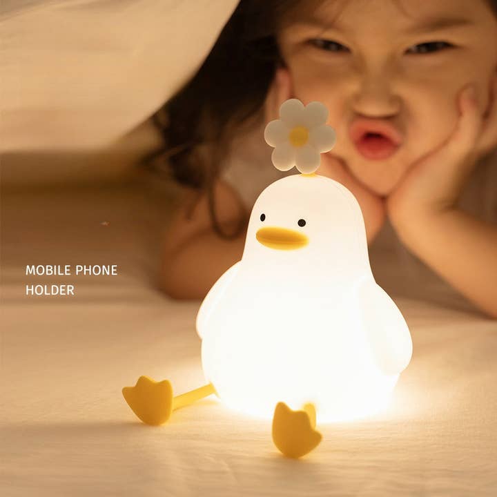 WHITE Spotted Duck Night Light for wholesale on Faire4