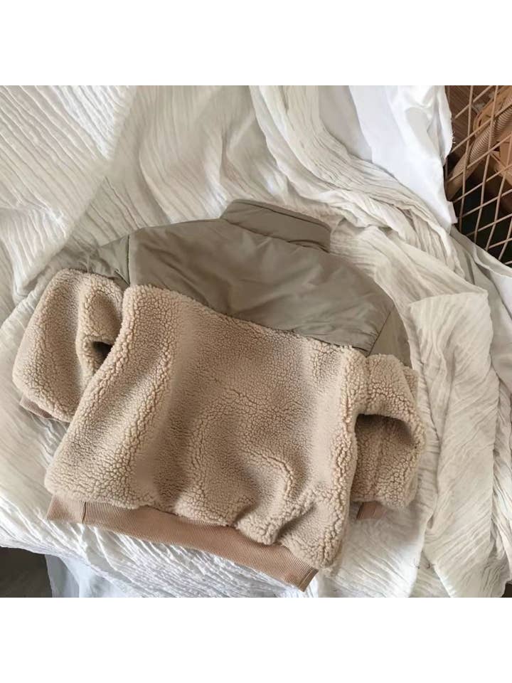 khaki Annie & Charles® Ark Outdoor Sweater for wholesale on Faire7