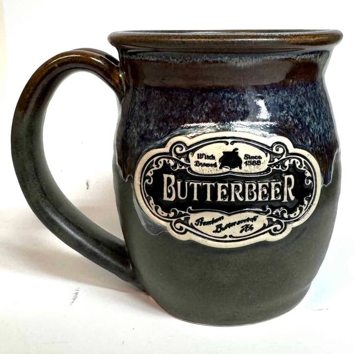 Boterbier 20oz Handgemaakte Keramische Mok voor wholesale door Pawley Studios Ceramics