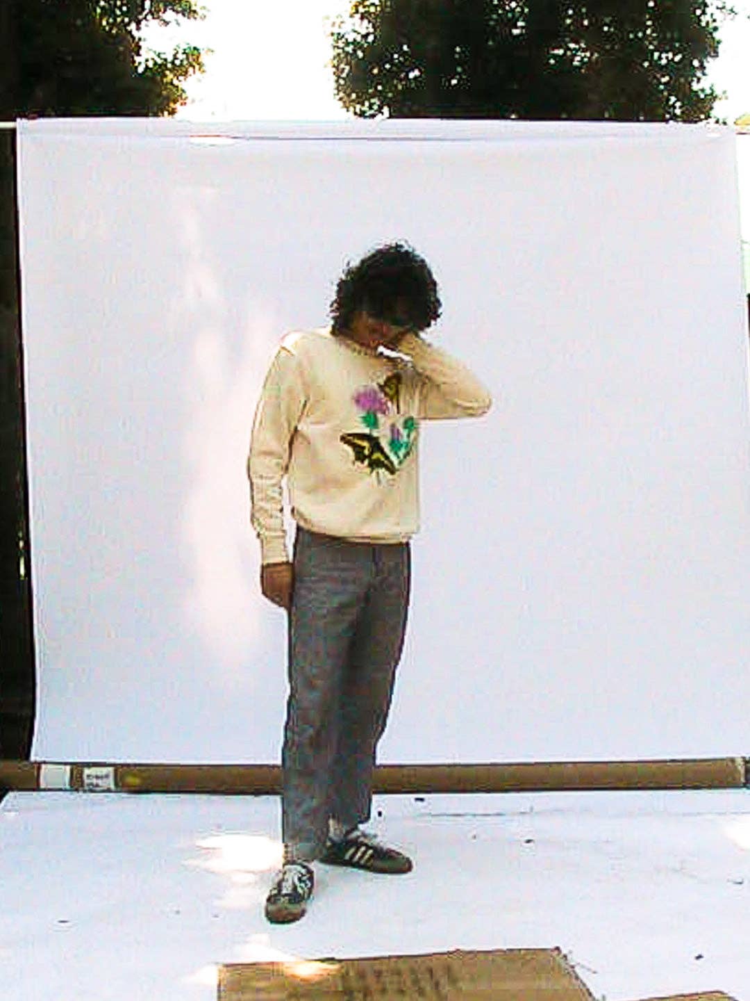 Culk - Wholesale Graphic Sweatshirt - Unisex - Butterfly Garden Crewneck Cream by Jen Kindell2