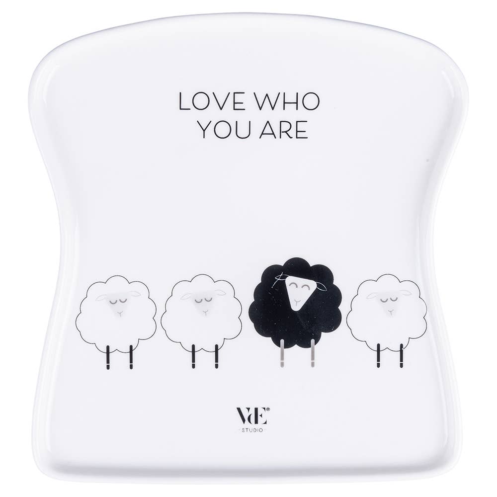 VdE Tivoli 1996 - Wholesale Dinner Plate - BE POSITIVE TOAST PLATE 2 ASS.4