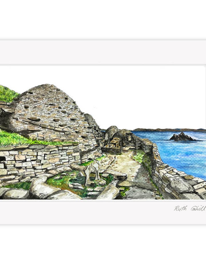 Stampa Skellig Michael per la vendita all'ingrosso da parte di Duck Blue®