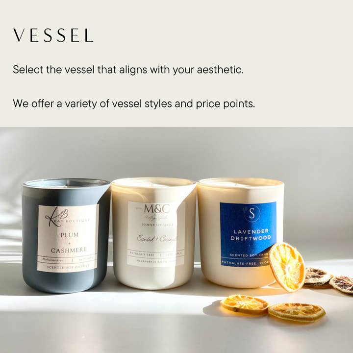 ROAM Homegrown - Wholesale Jar/filled candle - Large Luxury Private Label Soy Candle, Low MOQ5