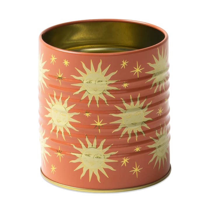 DesignWorks Ink - Wholesale Decorative Box - Celestial Storage Tin - Terracotta Sun0