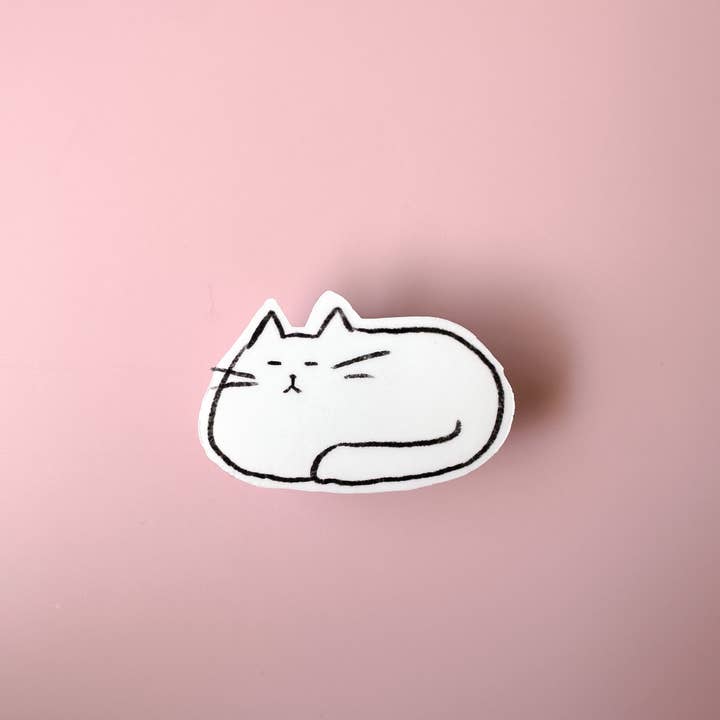 Limpa Katt Vinylklistermärke för wholesale av Ashley Frye Studio