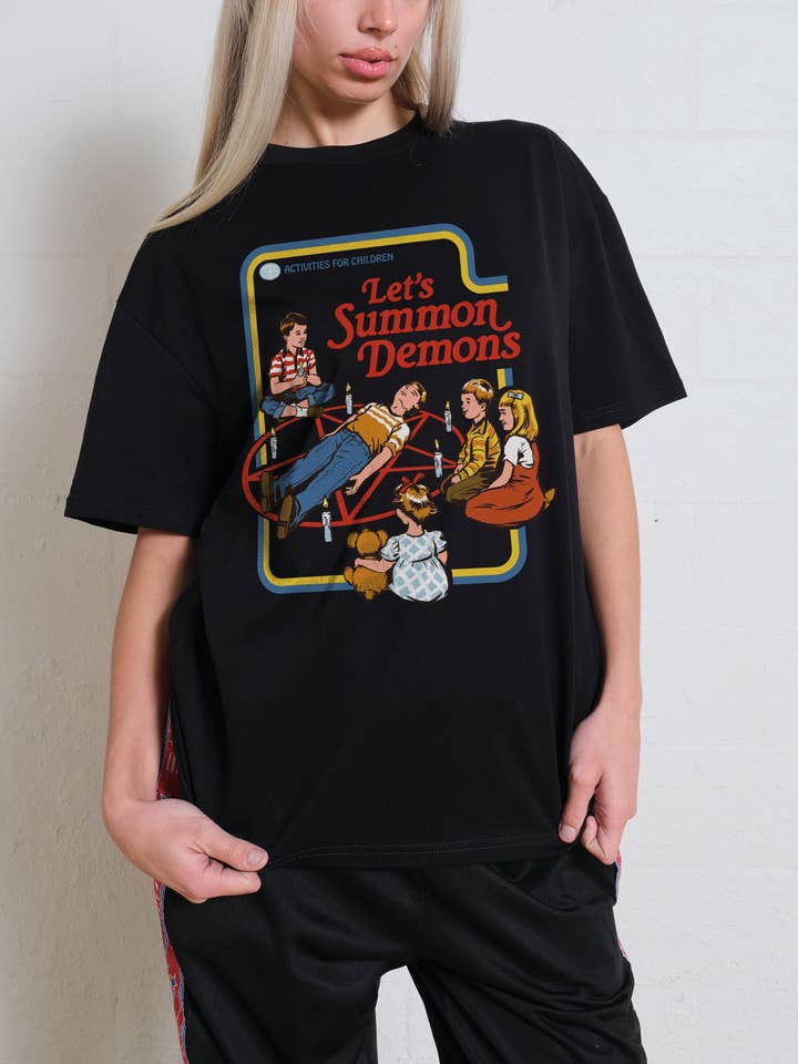 Threadheads – wholesale Screen printed t-shirt – Women′s – Let's Summon Demons T-Shirt