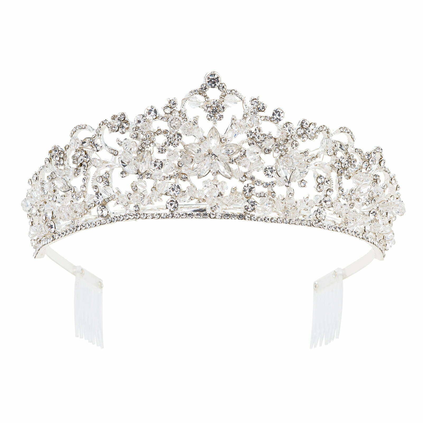 Diacly - Vente Diadème – femme - Diadème en strass coulé à la main en cristal4