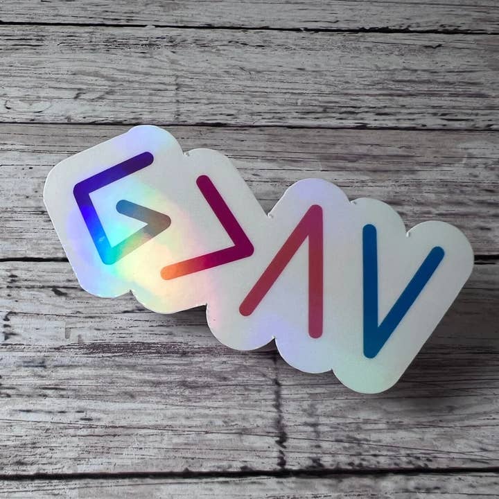 God is Greater than the Highs and Lows, Faith Sticker for wholesale by The Teaching Duo