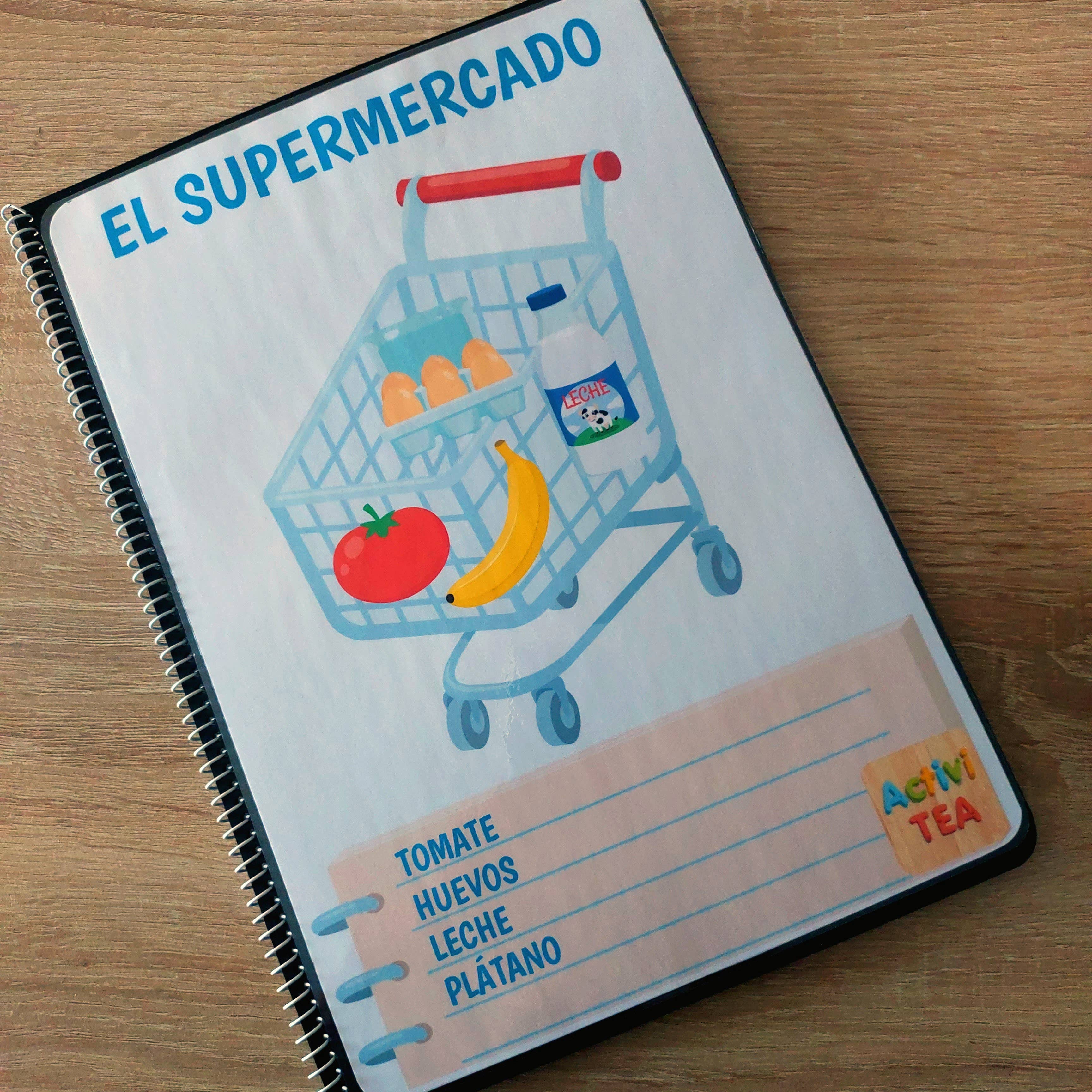 Activitea - Vendita all'ingrosso Libro da colorare e attività - Bambini e neonati - Il supermercato1