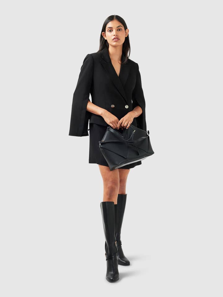 belle & bloom - Wholesale Dress - Women's - Diamond Heart Blazer Dress - Black