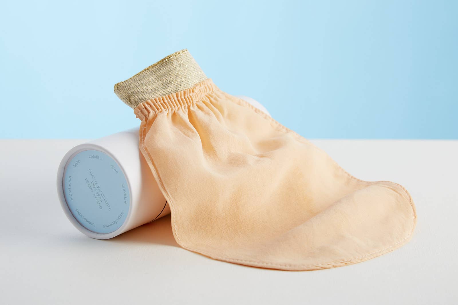 Nane Soul - Wholesale Exfoliating Gloves/Mitts - The Authentic Silk Scrub +Rose Quartz as a Gift1