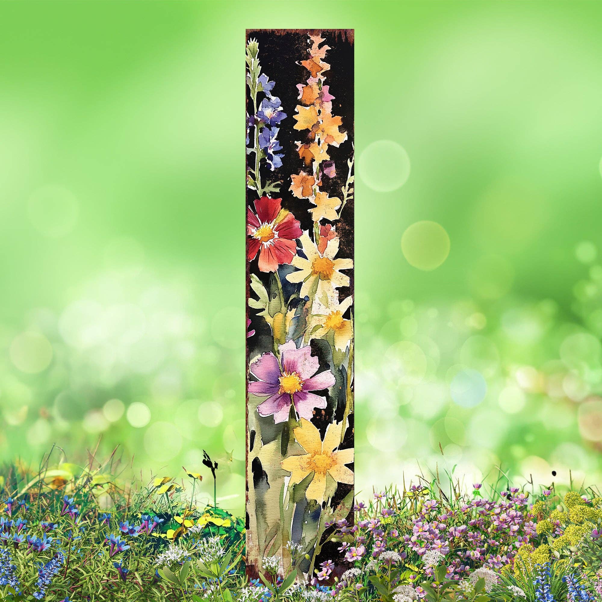 TX USA Corporation - Wholesale Garden/Lawn Stake - Summer Wildflower Garden Stake | Vibrant Outdoor Rustic Yard Sign UV Protected6