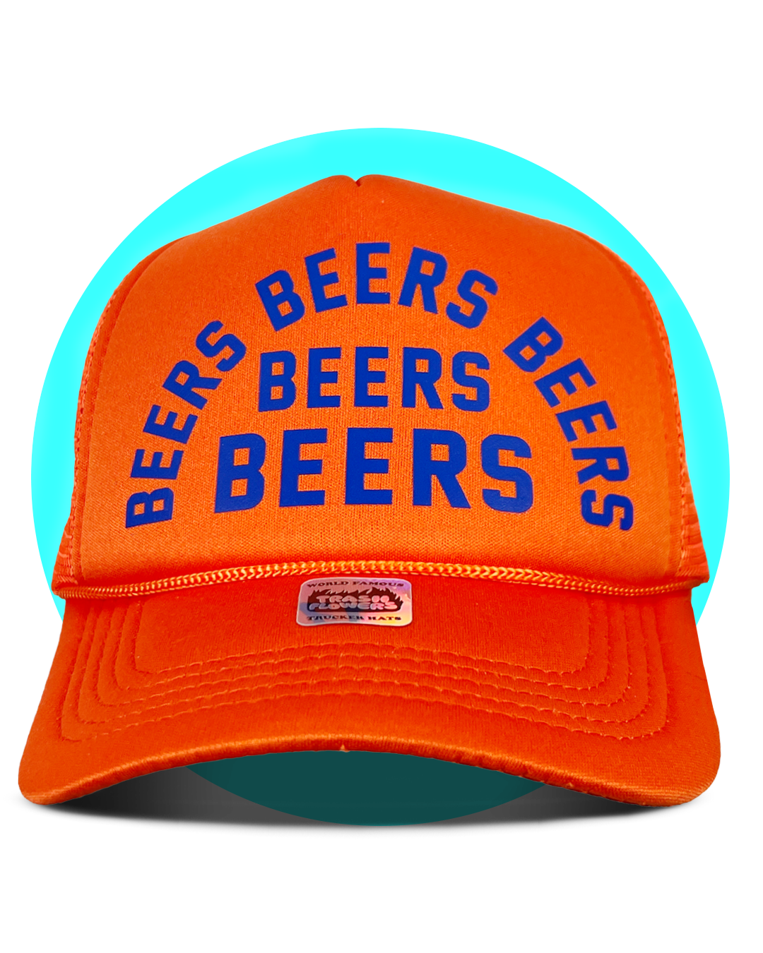 Trash Flowers Trucker Hats - Wholesale Trucker Hat - Unisex - Beers Beers Beers Trucker Hat7