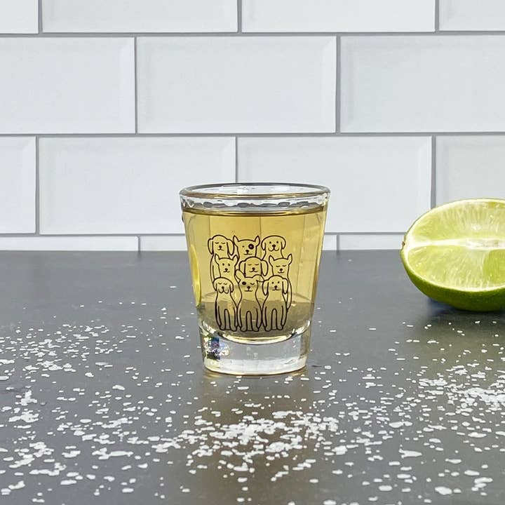 Counter Couture - Wholesale Shot Glass - Dog Shot Glass | 1.75 oz - Dishwasher Safe2