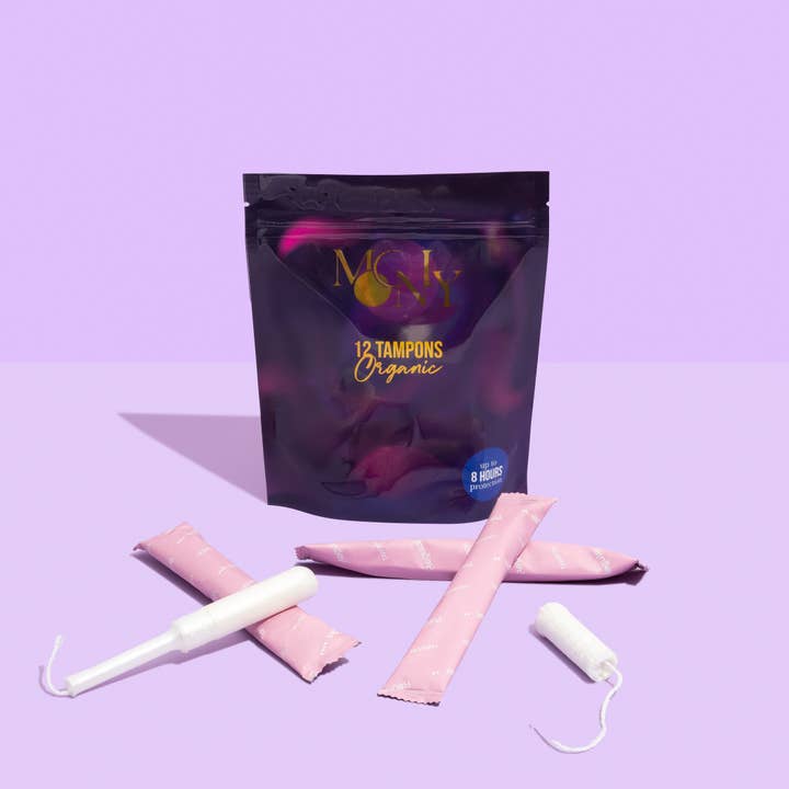 Organic Cotton Tampons for wholesale by Moonly Organics