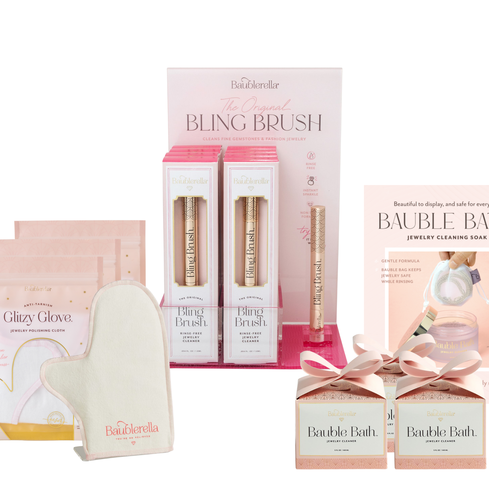 Baublerella - Wholesale Jewelry Cleaner - Baublerella Jewelry Cleaning Trio with Savings0