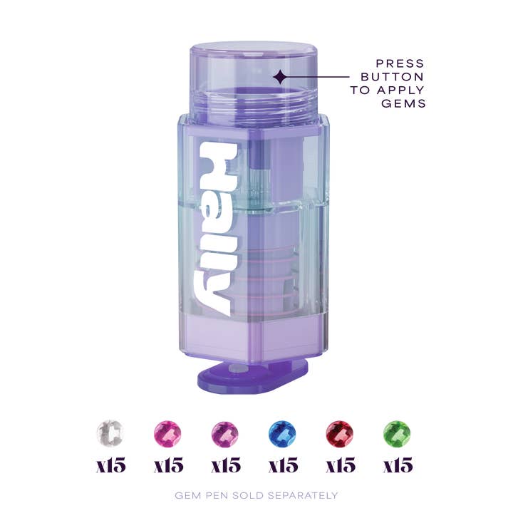 Hally Hair - Wholesale Hair Accessories Set - Kids - Hally Gem Pen Multi-Colored Refill - 90 Count5