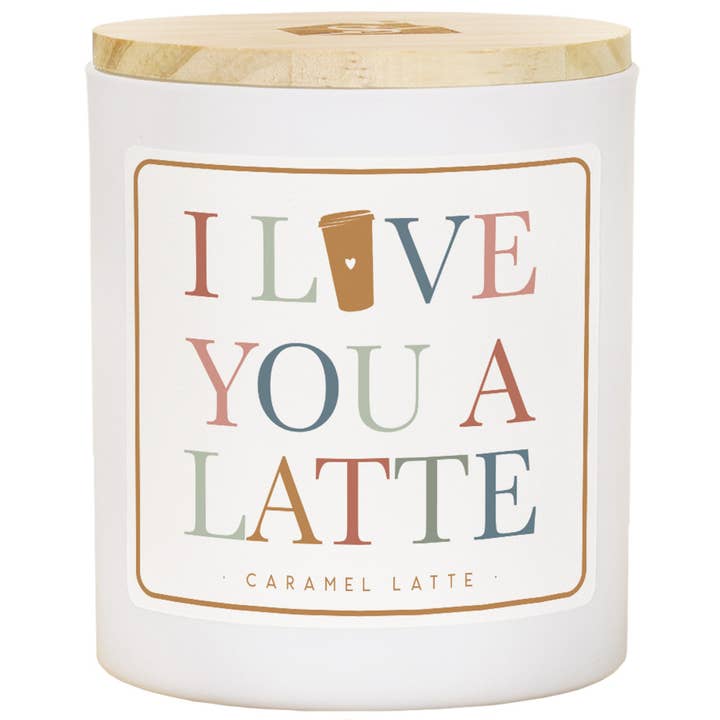 Sincere Surroundings – Engroshandel Glaslys – Elsker dig en latte - LAT - Stearinlys0