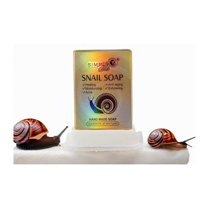 PINEAPPLE Beauty - Wholesale Bar Soap - Simply Bella SIM014 Snail Soap - 12 pcs