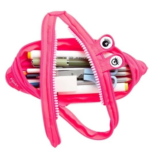 ZIPIT - Wholesale Pencil Case/Pouch - ZIPIT Monster Pencil Case, Pink Gift Pouch for Girls