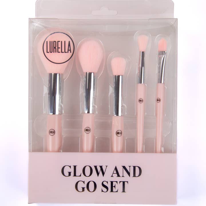 Set de brochas Glow & Go para venta al por mayor de Lurella Cosmetics