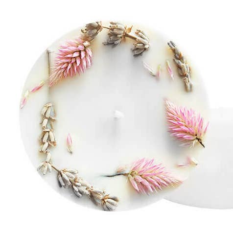 LAVENDER & CELOSIE FLAMINGO FLOWER CANDLE 200ML for wholesale by Ponoie