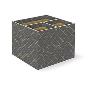 Molly & Rex Desk Organizer -GEOMETRCS for wholesale by Punch Studio