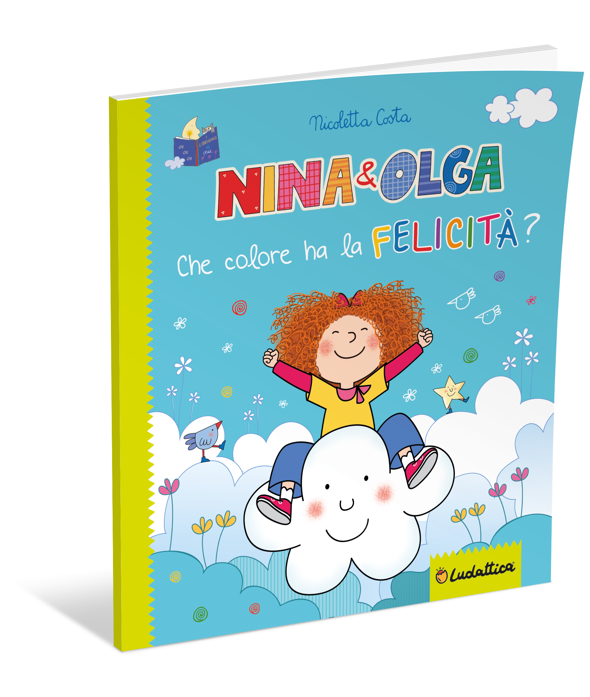 Educational srl - Vente Livre pour enfants de maternelle (de 3 à 5 ans) - Livre-jeu en italien - De quelle couleur est le bonheur ? Nina0