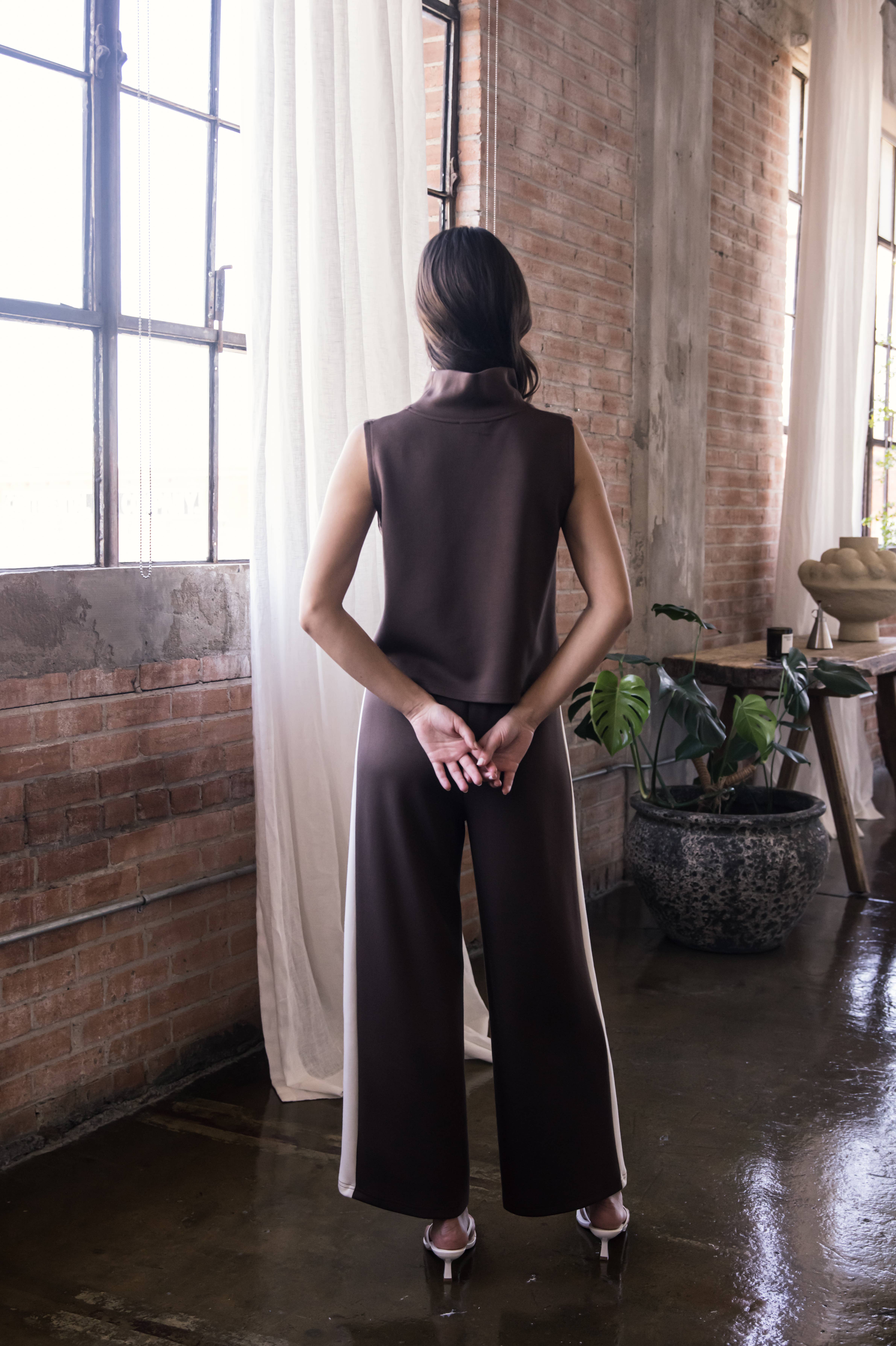 P. CILL - Wholesale Knit Top - Women's - P. CILL Butter Modal Cowl Neck Sleeveless Top33