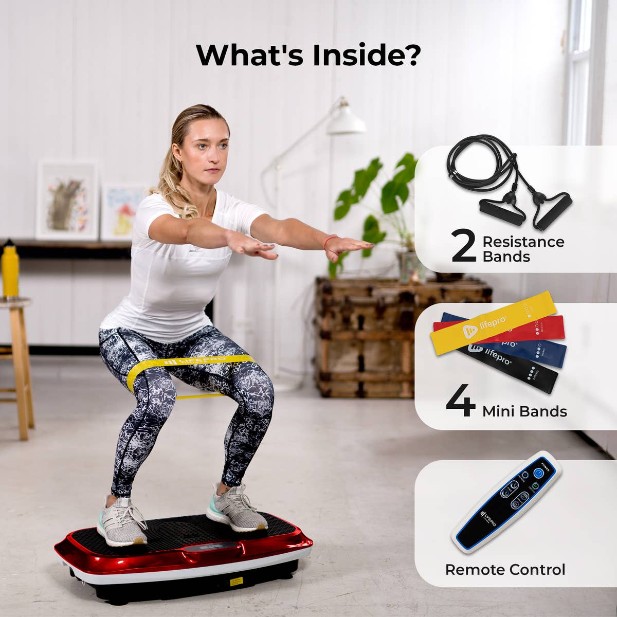 LifePro - Wholesale Fitness Equipment - Lifepro Waver Vibration Plate – Full-Body Exercise Machine11